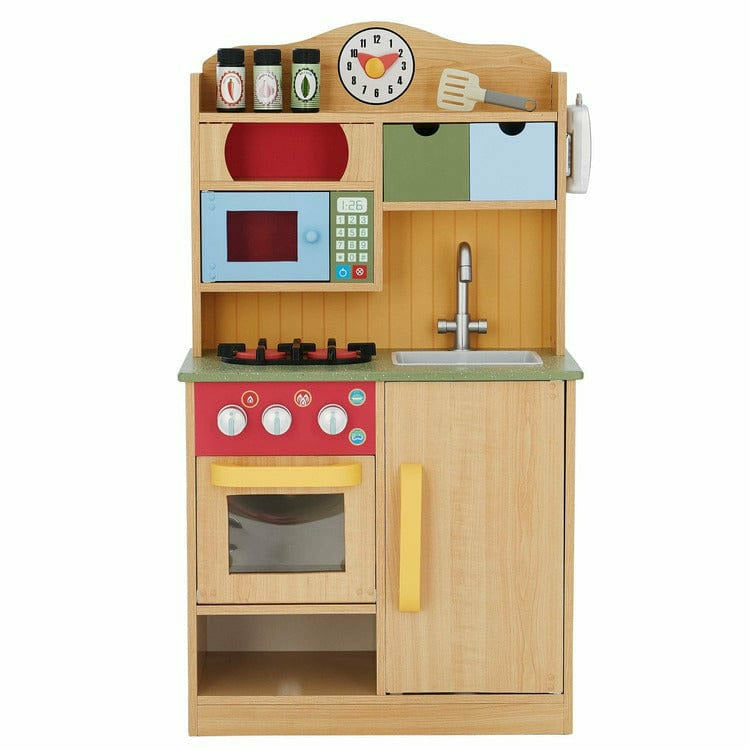 Little-Chef-Florence-Classic-Play-Kitchen-Wood-Grain-Preschool-20867693445207