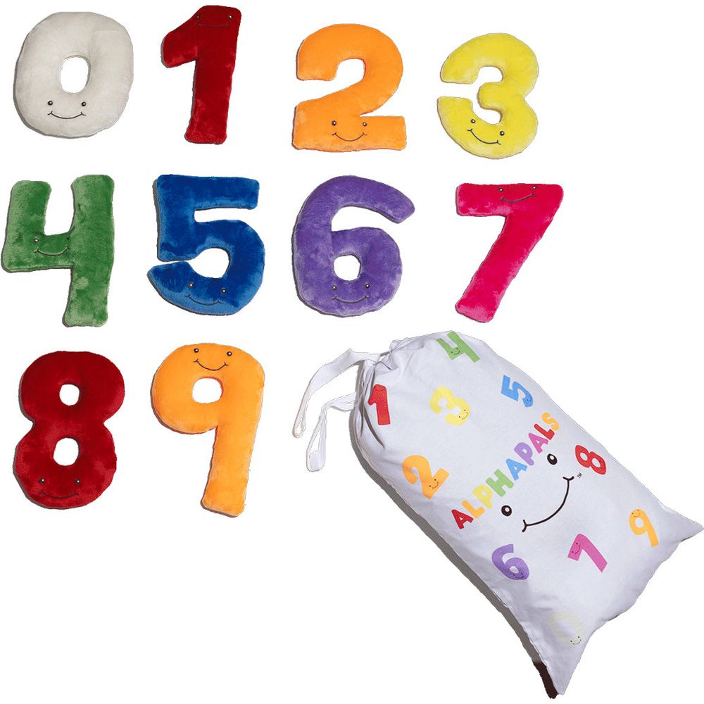 Numbers-Plush-Set-Rainbow-Numbers-with-White-Drawstring-Bag-Plush-25436129820759